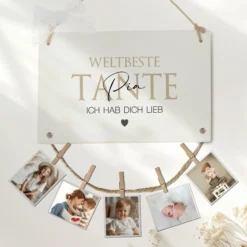 Tante Geschenk Geburtstag Onkel Geburtstagsgeschenk Namen Fotogeschenk personalisiert