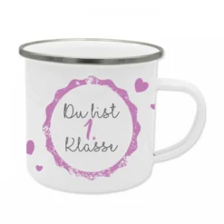 Tasse "Du bist 1. Klasse" zum Schulbeginn | Geschenkidee zur Einschulung für Mädchen u. Jungen | Originelle Geschenkidee mit DIY Ideen zum Schulbeginn | 2 Farbvarianten zur Auswahl