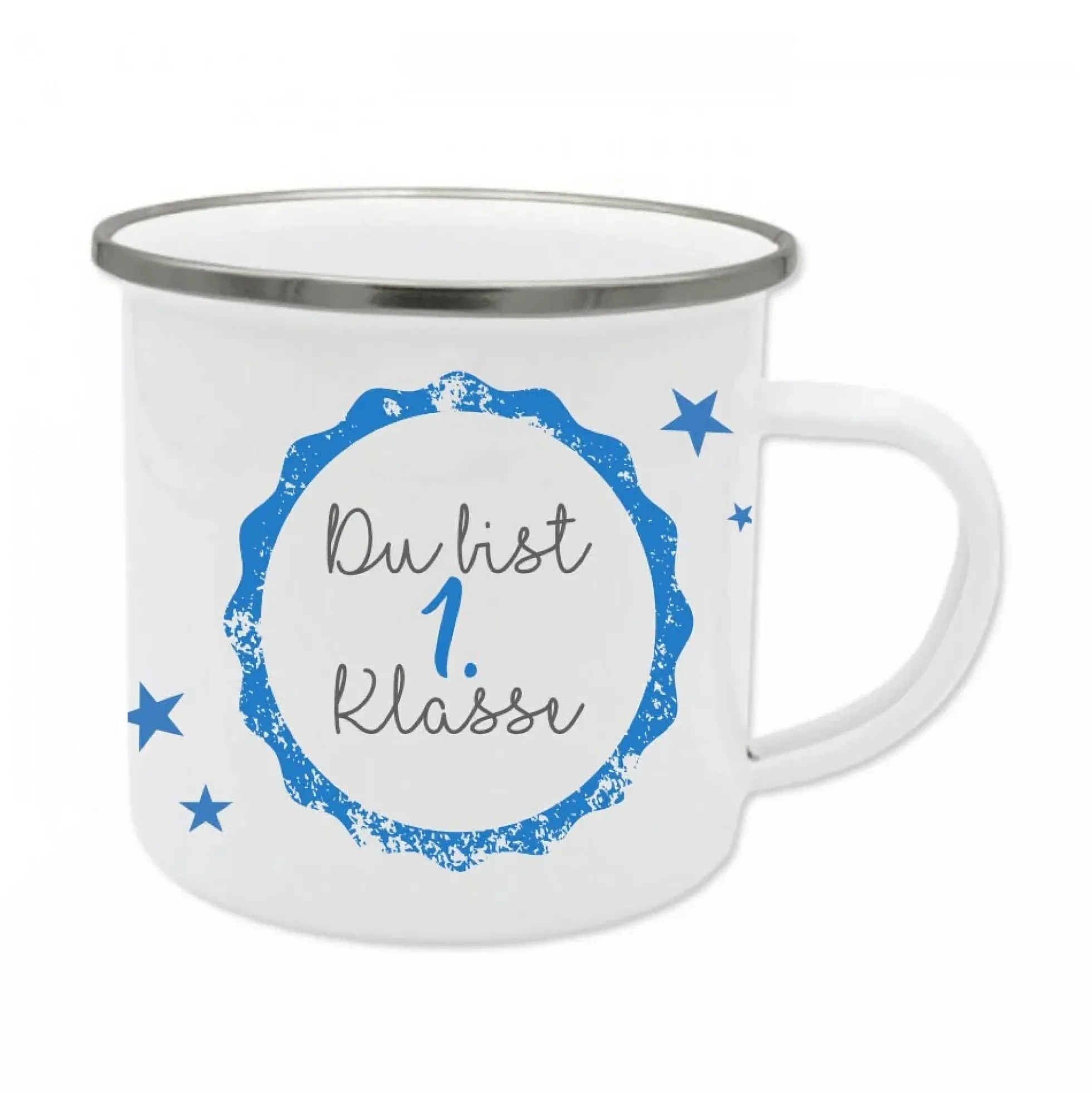 Tasse "Du bist 1. Klasse" zur Einschulung | Geschenk zum Schulbeginn für Jungen u. Mädchen | Kreative Geschenkidee zum Schulstart | 2 Farbvarianten zur Auswahl
