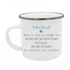 Tasse "Du bist 1. Klasse" zur Einschulung | Geschenk zum Schulbeginn für Jungen u. Mädchen | Kreative Geschenkidee zum Schulstart | 2 Farbvarianten zur Auswahl