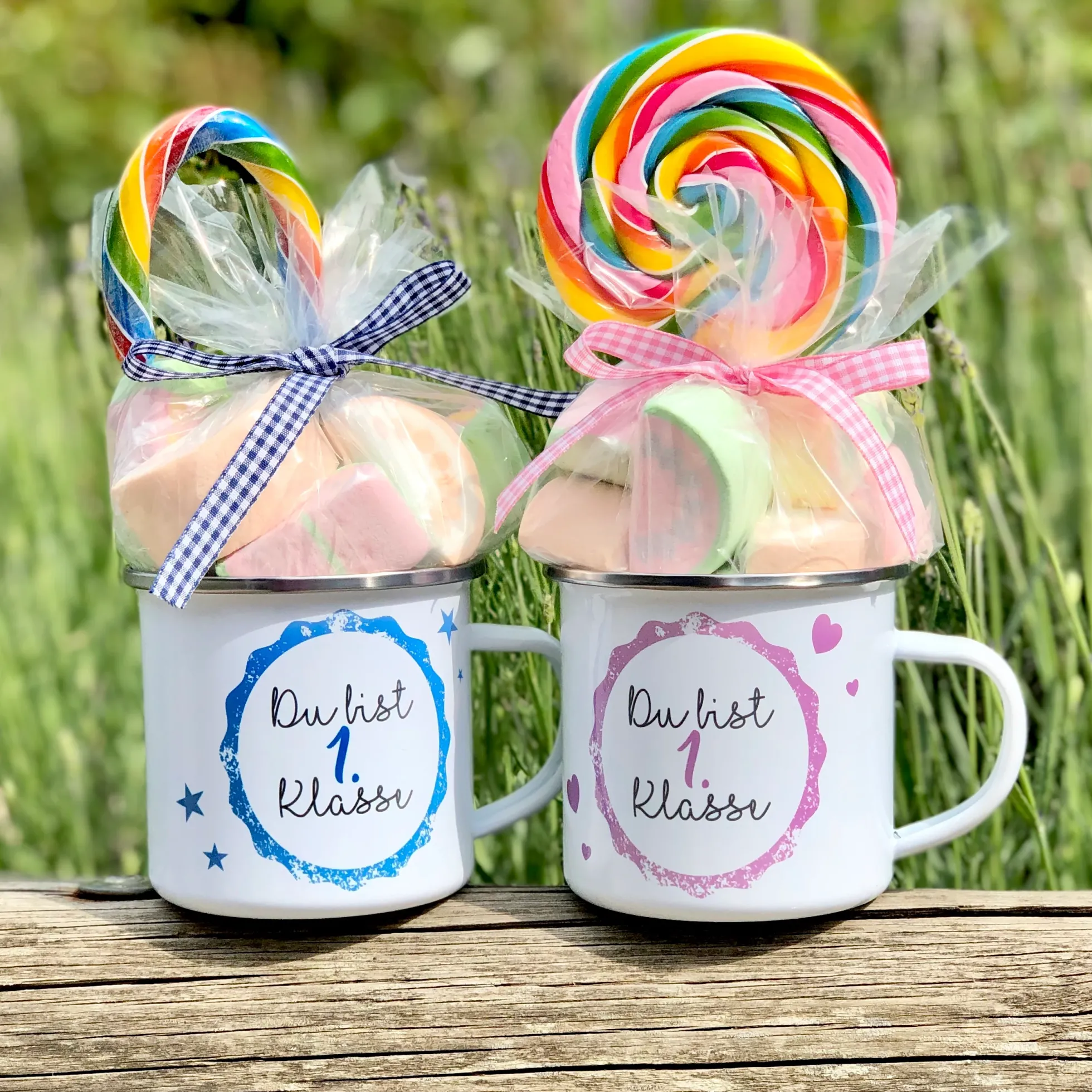 Tasse "Du bist 1. Klasse" zur Einschulung | Geschenk zum Schulbeginn für Jungen u. Mädchen | Kreative Geschenkidee zum Schulstart | 2 Farbvarianten zur Auswahl