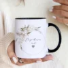Tasse "Erzieherin mit Herz" | Personalisiertes Geschenk als Dankeschön und zum Abschied | Keramiktasse mit Namen und Buchstaben