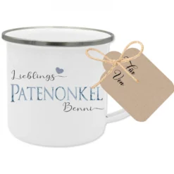 Tasse für den Patenonkel | Personalisiertes Geschenk mit Namen | 3 Produktvarianten zur Auswahl