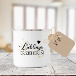 Tasse für die Lieblingserzieherin | Besondere Geschenkidee für die Erzieherin als Dankeschön | 12 Motivvarianten zur Auswahl