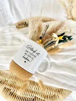 Tasse "Glück, ist eine Tochter wie Dich zu haben", Geschenkidee mit Botschaft