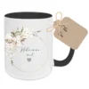 Tasse "Hebamme mit Herz" | Personalisiertes Geschenk als Dankeschön | Keramiktasse mit Namen und Buchstaben