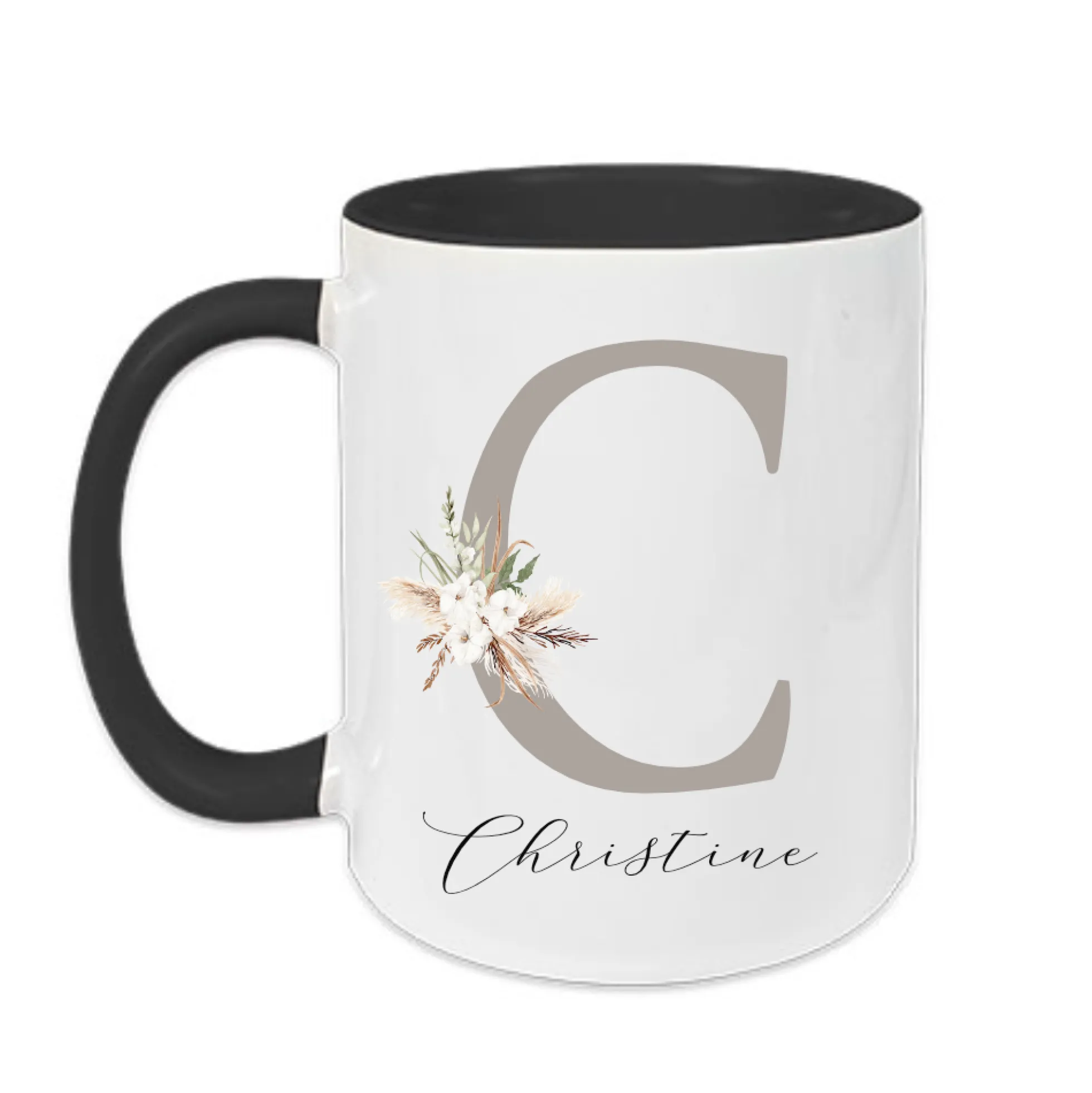 Tasse "Lehrerin mit Herz" | Personalisiertes Geschenk als Dankeschön und zum Abschied | Keramiktasse mit Namen und Buchstaben