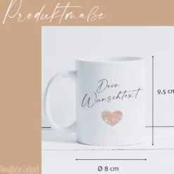 Tasse mit deinem Wunschtext und oder Name personalisieren | Kaffeetasse aus Keramik