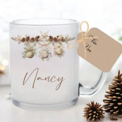 Tasse Weihnachten Personalisiert Glühwein Geschenk Weihnachtspunsch Wichtelgeschenk Nikolaus Glastasse Frau Freundin | Große Motivauswahl