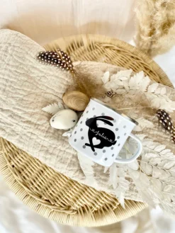 Tasse zu Ostern mit Osterhase und Namen personalisiert | Schöne Geschenkidee zum Osterfest | 3 Motivvarianten zur Auswahl