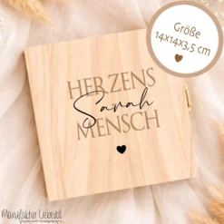 Taufe Geschenk Patentante - Patenonkel fragen | Personalisierte Holzbox mit Namen | Willst du meine Patentante / mein Patenonkel werden