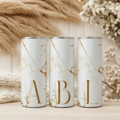 Thermobecher personalisiert 20 oz – Edelstahl Kaffeebecher to go mit Strohhalm, Doppelwandig, Geschenk für Frauen, Beste Freundin Geschenk