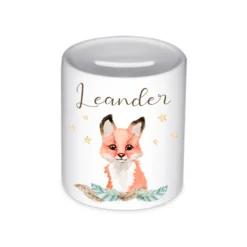 Tolle Spardose Hase mit Herz mit Namen für Kinder | Personalisiertes Geschenk für Mädchen u. Jungen | Originelles Geldgeschenk u. handgefertigte Geschenkidee | 11 Motive zur Auswahl