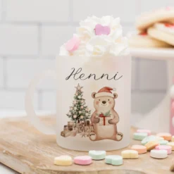 Weihnachten Personalisierte Tassen Weihnachtstasse mit Namen Weihnachtsgeschenk Glühweintasse Punsch Nikolaus Glastasse Manufaktur Liebevoll Große Motivauswahl