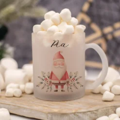 Weihnachten Tasse Geschenk Personalisiert Weihnachtstasse Glas Glastasse Glühweintasse Weihnachtspunsch | Große Motivauswahl