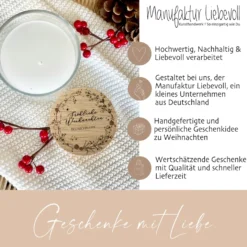 Weihnachtliche Kerze 