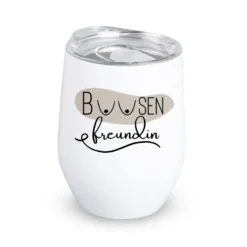 Weinbecher Busenfreundin aus Edelstahl für die Beste Freundin, 3 Motive zur Auswahl